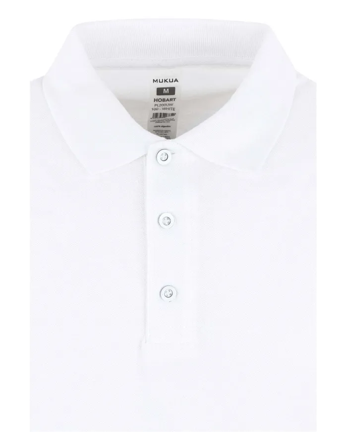HOBART - POLO UNISEX MANGA LARGA 210 MUKUA