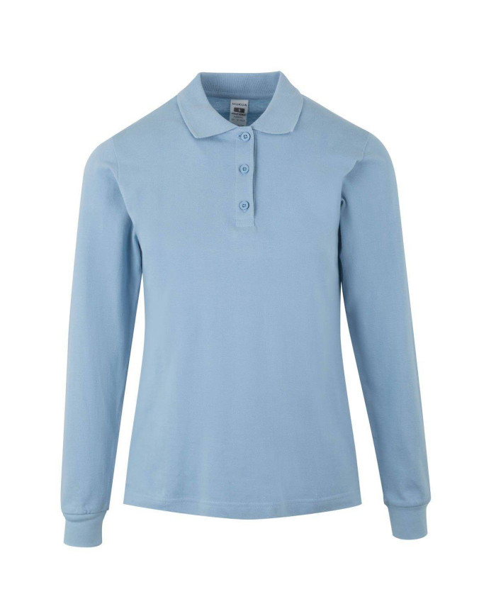 HOBART WOMAN - POLO MANGA LARGA MUJER 210 MUKUA
