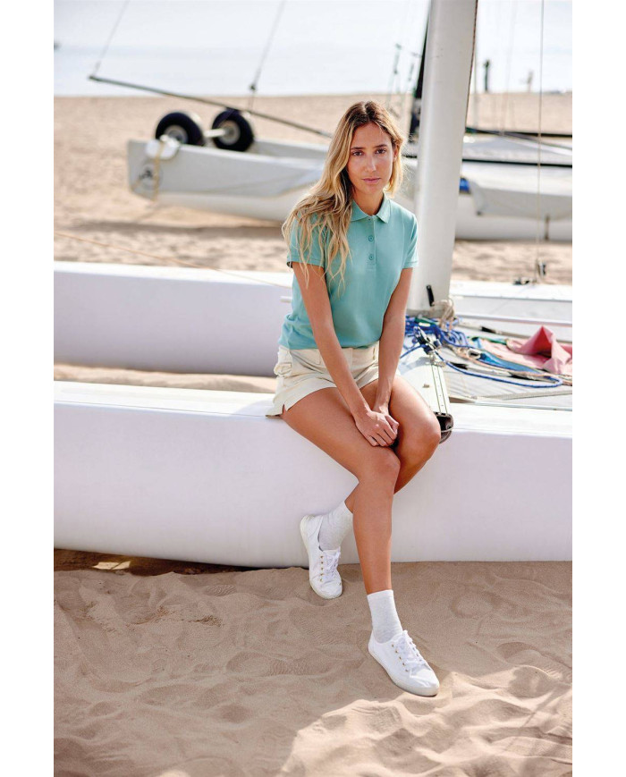 MACKAY WOMAN - POLO MANGA CORTA MUJER 210 MUKUA