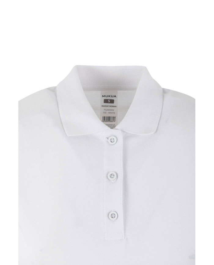 MACKAY WOMAN - POLO MANGA CORTA MUJER 210 MUKUA