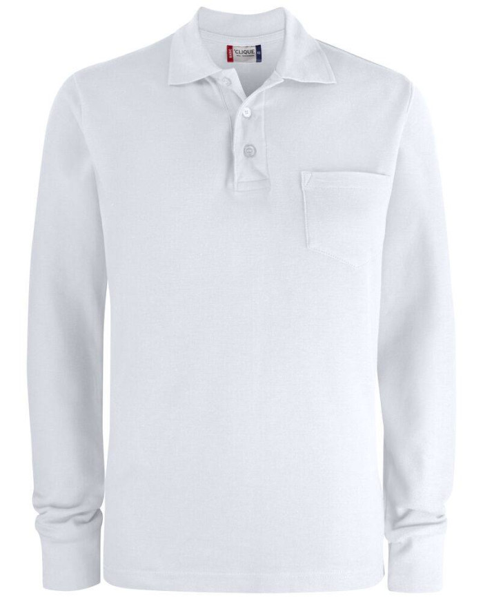 Basic Polo Pocket L/S NEW WAVE