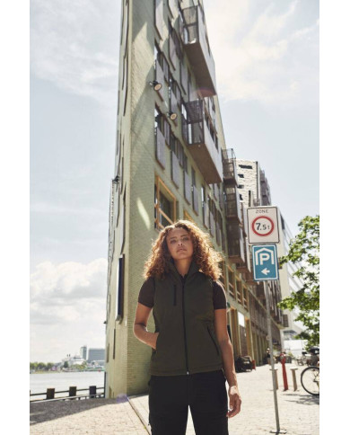 Padded Softshell Vest Women NEW WAVE