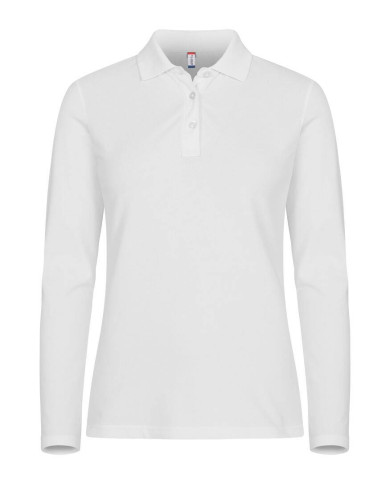 Stretch Premium Polo L/S Women NEW WAVE
