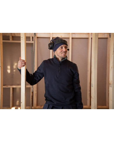 9038 LINED BEANIE NEW WAVE