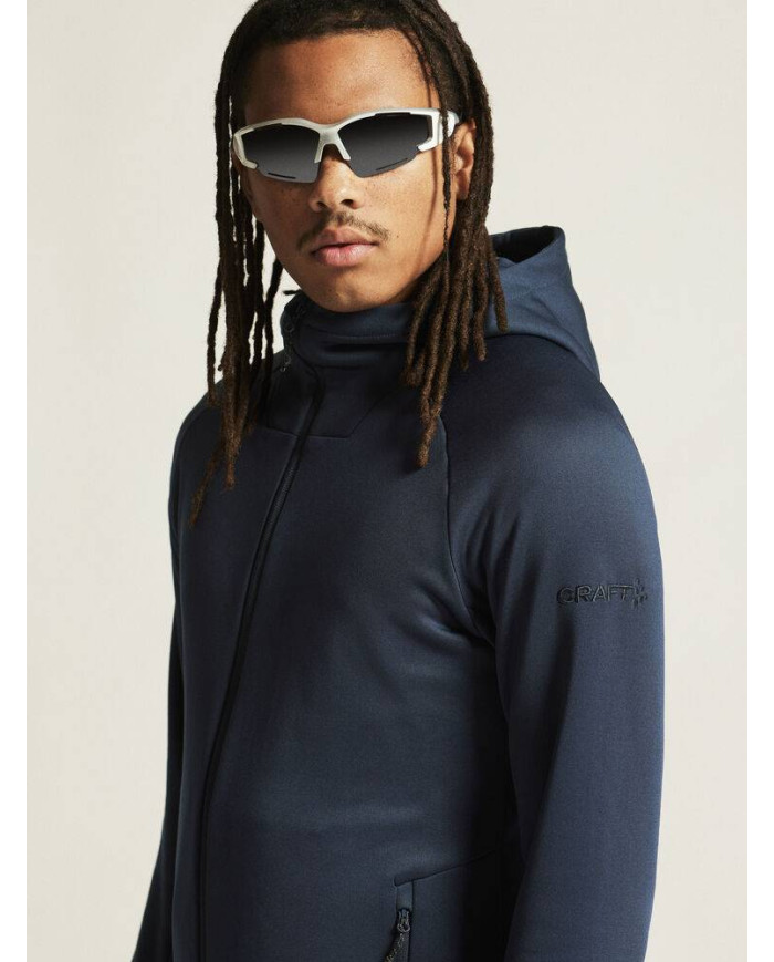ADV Explore Power Fleece Hood Jkt M NEW WAVE