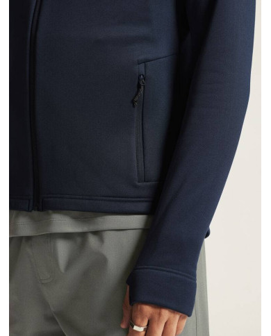 ADV Explore Power Fleece Hood Jkt M NEW WAVE
