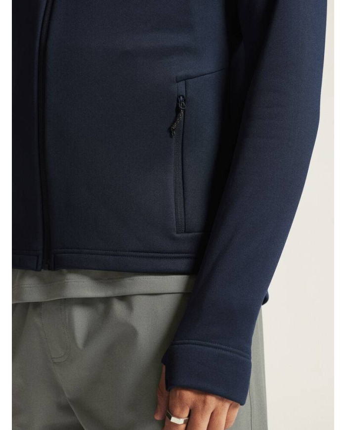 ADV Explore Power Fleece Hood Jkt M NEW WAVE
