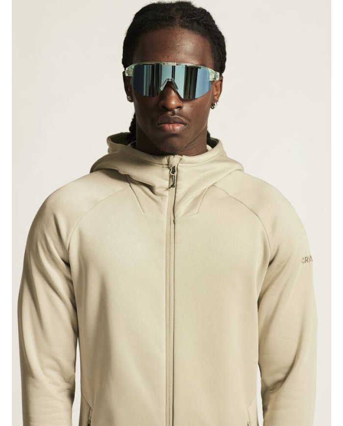 ADV Explore Power Fleece Hood Jkt M NEW WAVE