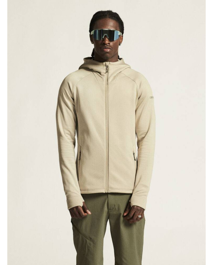 ADV Explore Power Fleece Hood Jkt M NEW WAVE