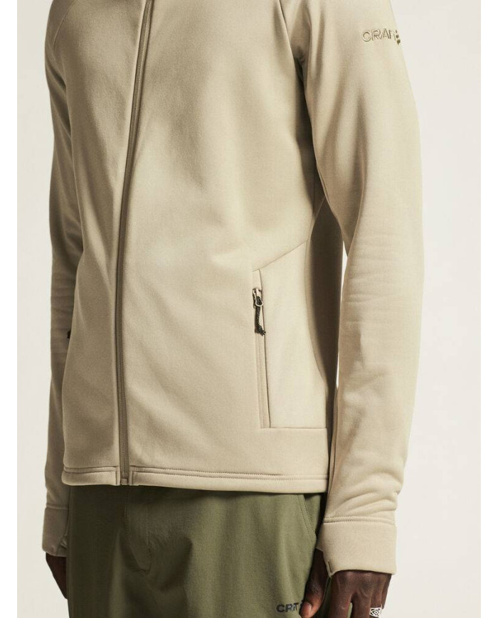 ADV Explore Power Fleece Hood Jkt M NEW WAVE